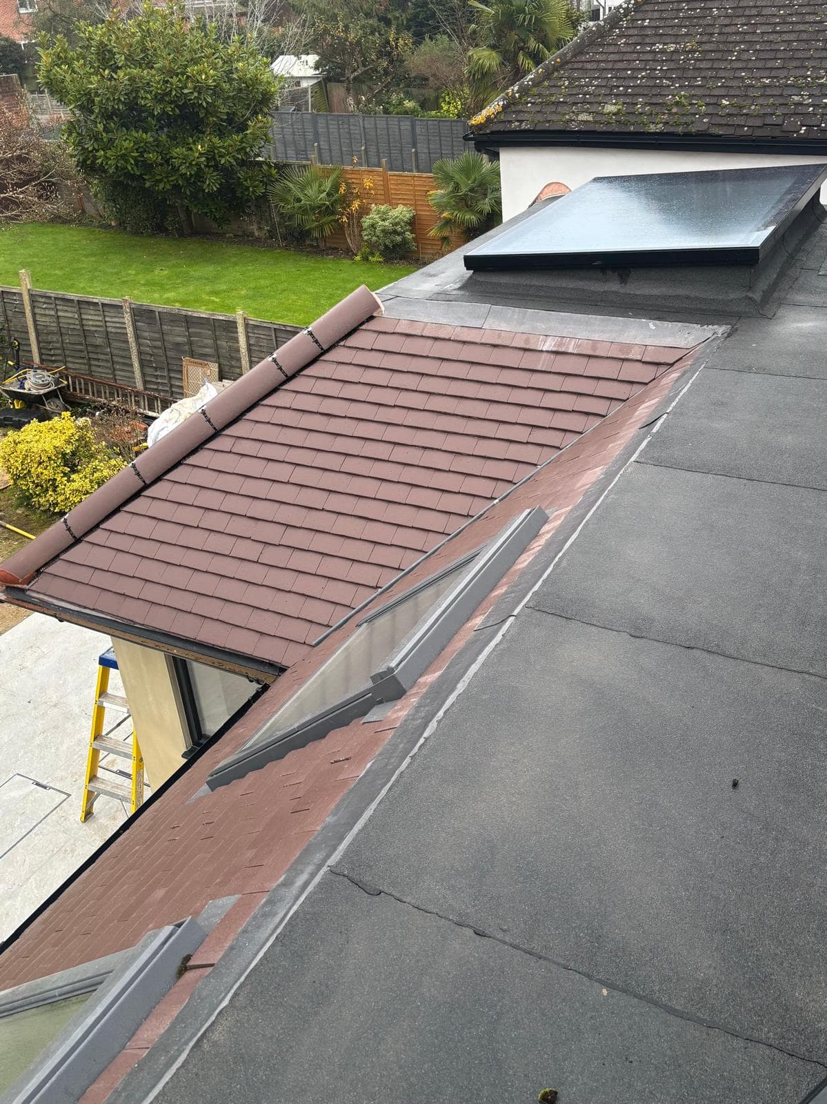 Full Roof Replacement with Leadwork & Velux — Spring Grove, Loughton, Essex