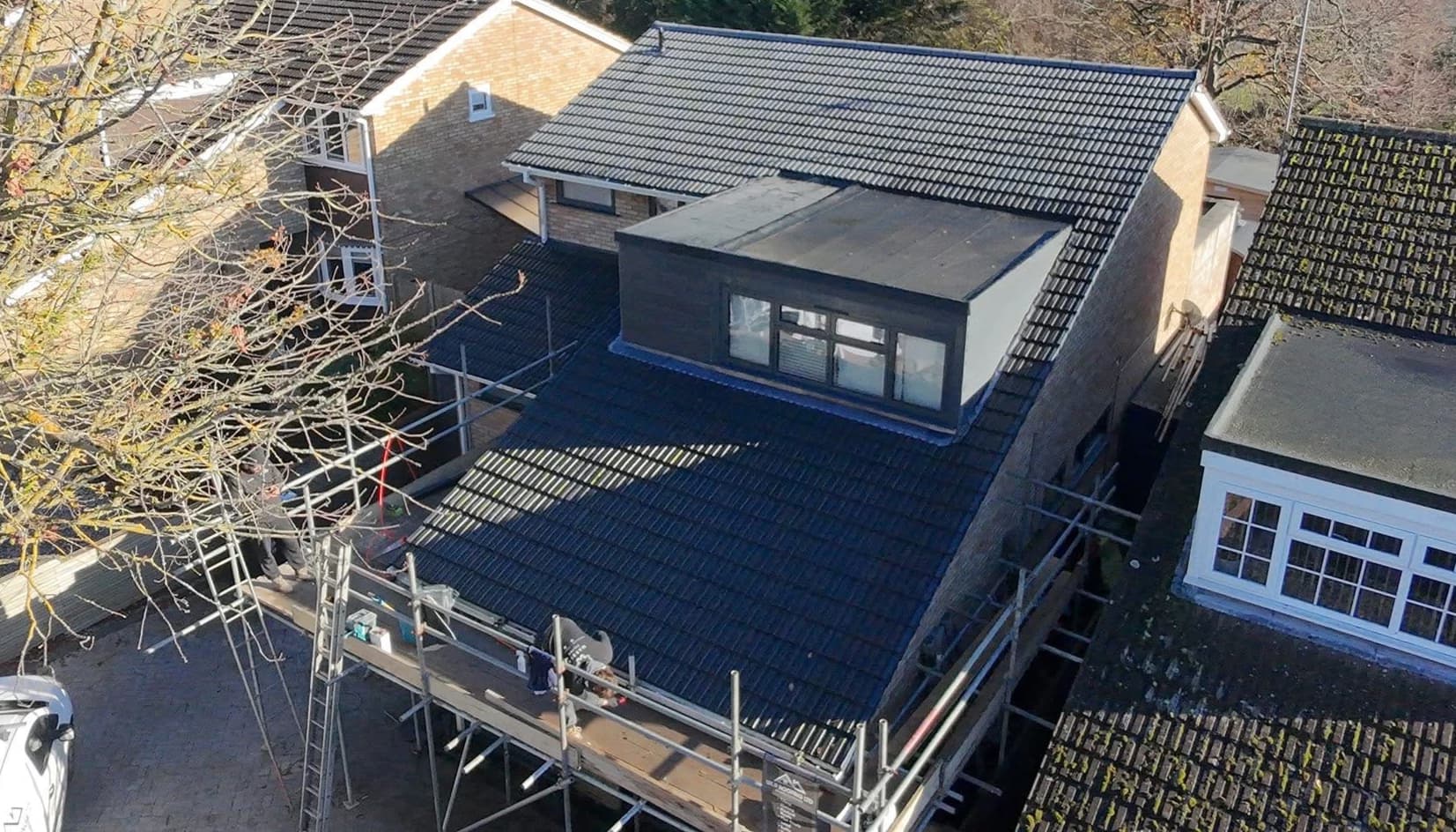Full Re-Roof & Dormer Extension + Cladding — Ware, Hertfordshire