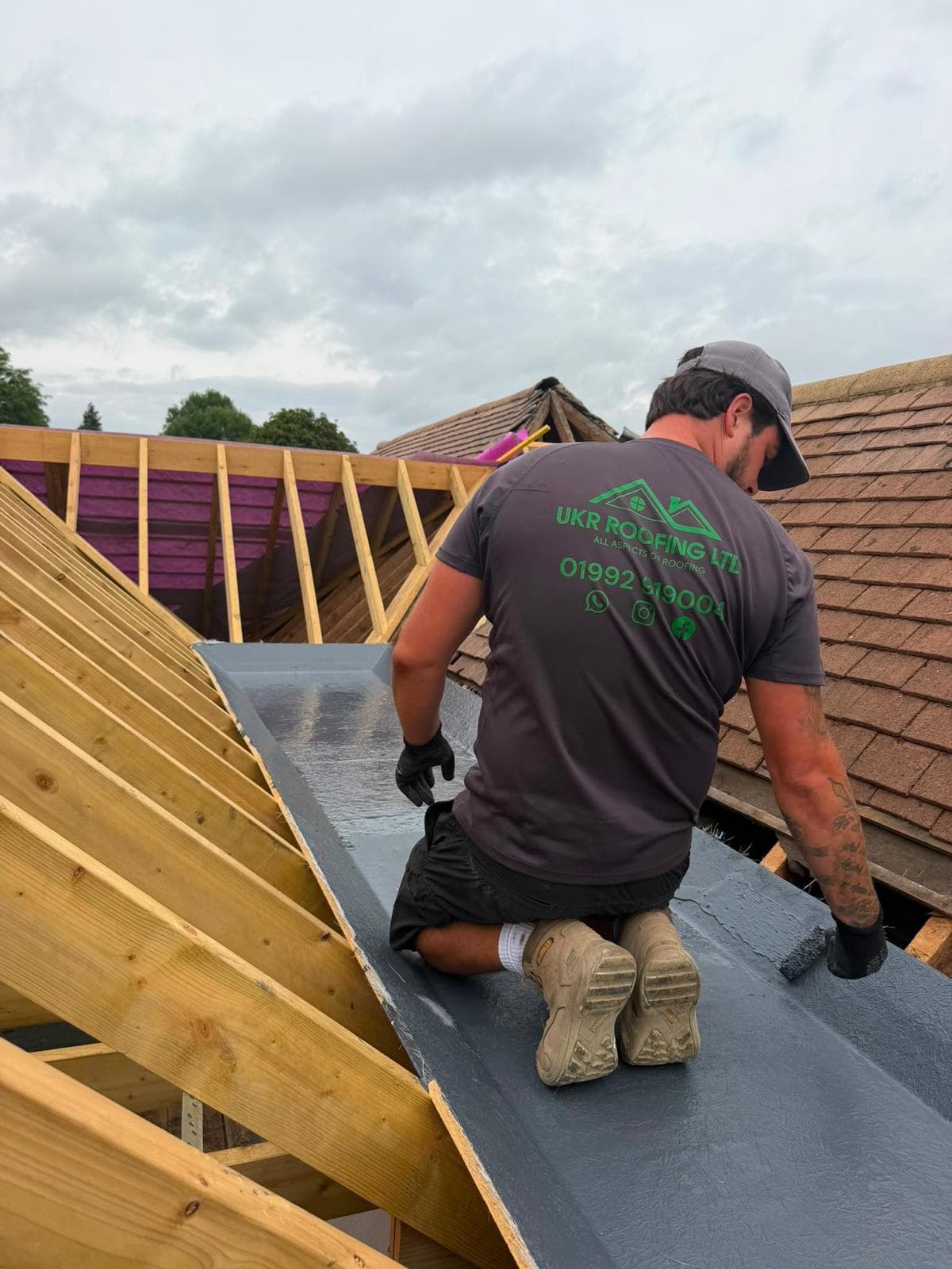 Flexitec GRP (Trained Installers) by UKR Roofing Ltd across Essex, Hertfordshire and London